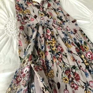 Hommage Criss Cross Floral Dress